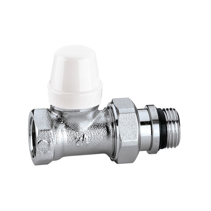 CALEFFI ZAWÓR ODCINAJĄCY PROSTY 1/2 Z POKRĘTŁEM