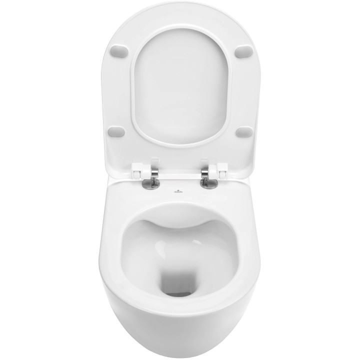 MISKA WC Z DESKĄ BEZKOŁNIERZOWA BIAŁY CDED6ZPW
