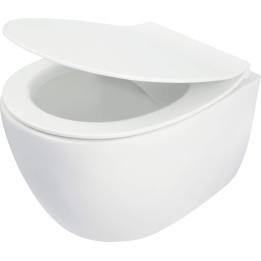 MISKA WC Z DESKĄ BEZKOŁNIERZOWA BIAŁY BIAŁY CDLD6ZPW