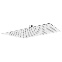 DESZCZOWNICA KWADRATOWA SLIM 30CM CHROM FERRO STAL NIERDZEWNA EASY CLEAN