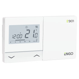 REGULATOR TEMPERATUR PRZEWODOWY, TYGODNIOWY, ELEKTRONICZNY