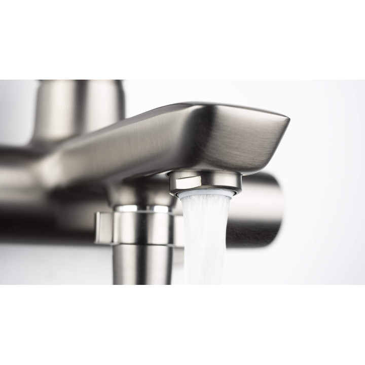 Bateria wannowa ścienna stała titanium Arnika BQA D10N