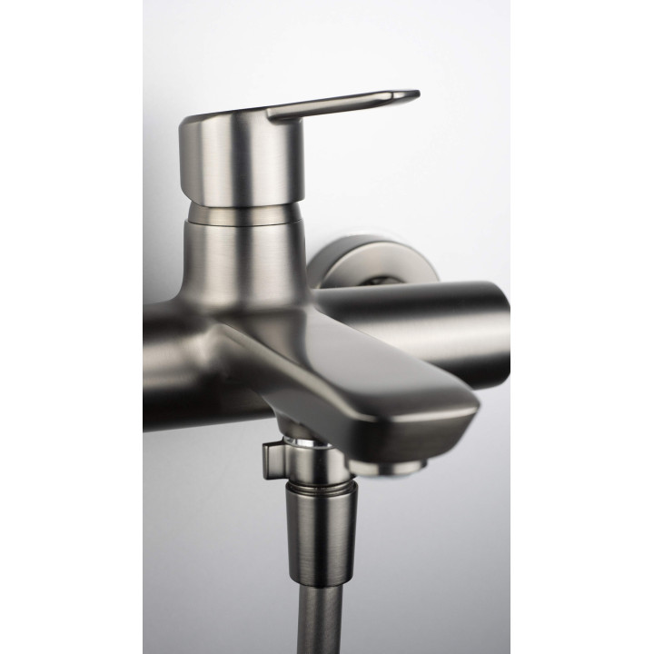 Bateria wannowa ścienna stała titanium Arnika BQA D10N