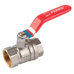 F-COMFORT ZAWÓR KULOWY Z DŹWIGNIĄ, GW-GW, 1/2"