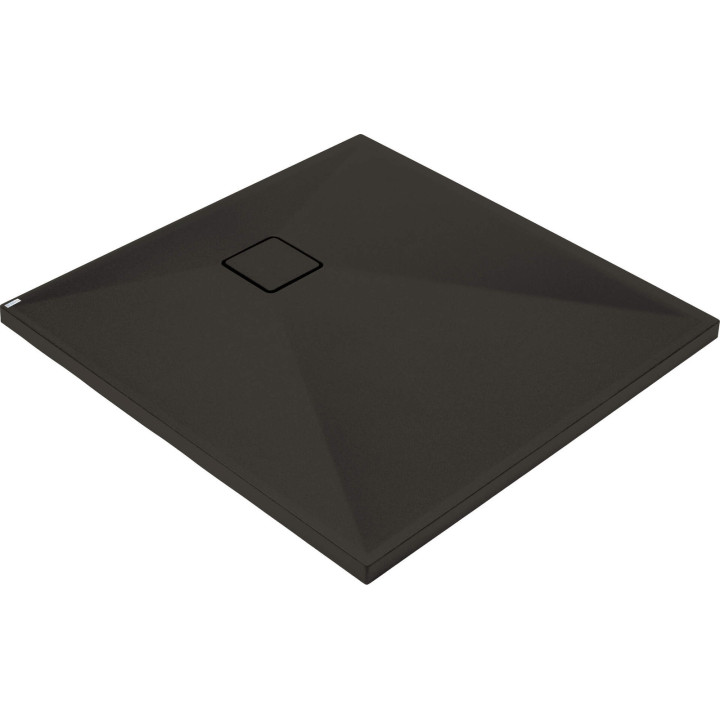 BRODZIK GRANITOWY KWADRATOWY 90X90 CM NERO KQR N41B