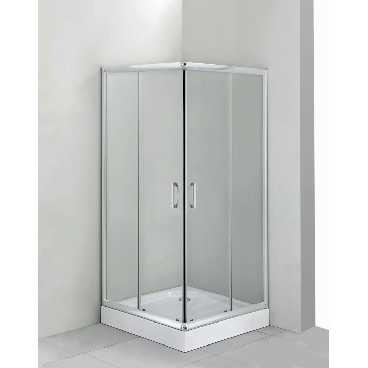 BRODZIK AKRYLOWY KWADRATOWY 90X90 CM BIAŁY KTC 041B