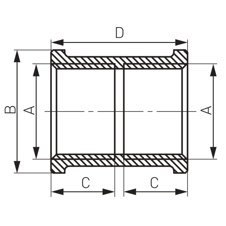 MUFA MOSIĘŻNA 3-8" CHROMOWANA