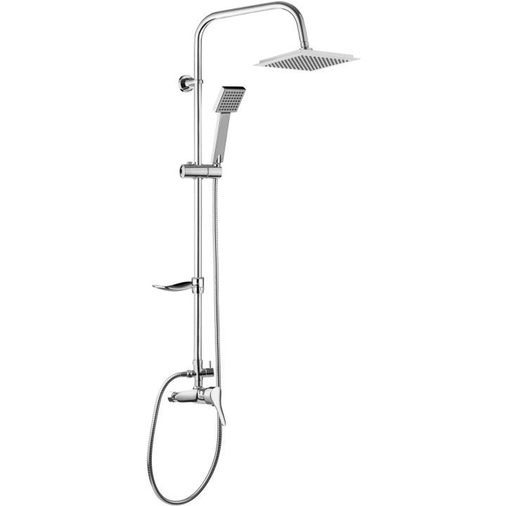 DESZCZOWNICA 1-FUNKCYJNA - Z BATERIĄ MIESZACZOWĄ CHROM NBJ 01SK