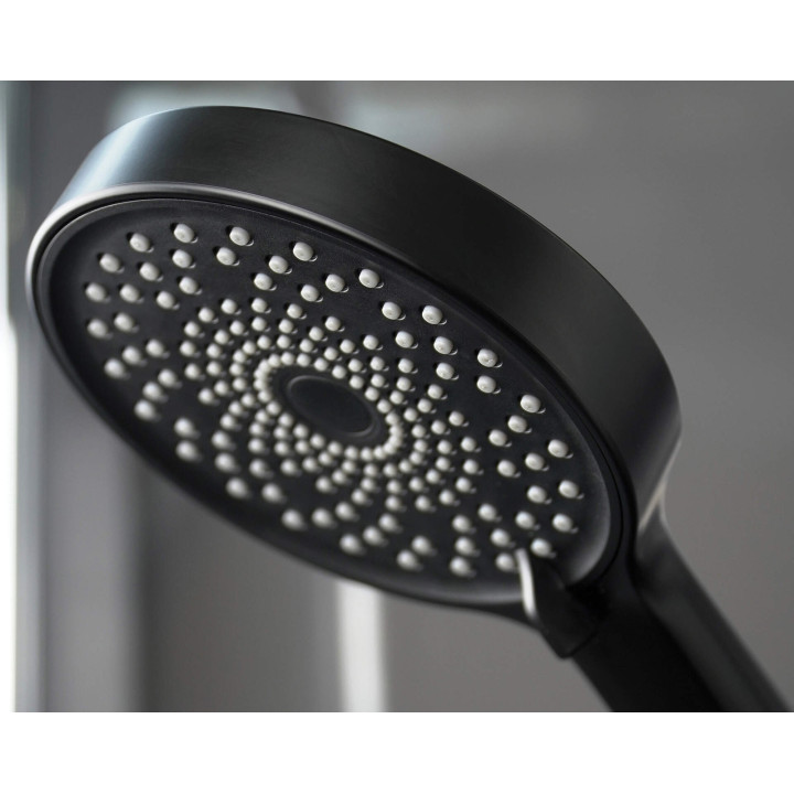SŁUCHAWKA PRYSZNICOWA OKRĄGŁA 3-FUNKCYJNA NERO NGA N5RS