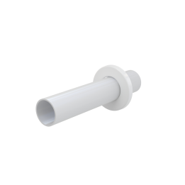 SYFONOWA RURKA PVC Ø40 MM Z ROZETĄ DO UMYWALEK I ZLEWOZMYWAKÓW