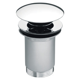 ROTONDO ZAWÓR SPUSTOWY BEZ PRZELEWU, CLICK-CLACK, 5/4", CHROM