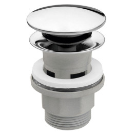 ZAWÓR SPUSTOWY Z PRZELEWEM, CLICK-CLACK, 5/4", PP, CHROM