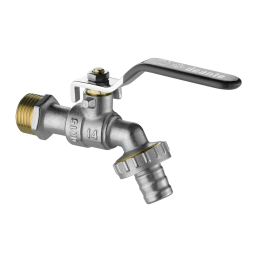 ZAWÓR KULOWY CZERPALNY OGRODOWY Z ADAPTERAMI - 1/2" CHROM VFA 152L