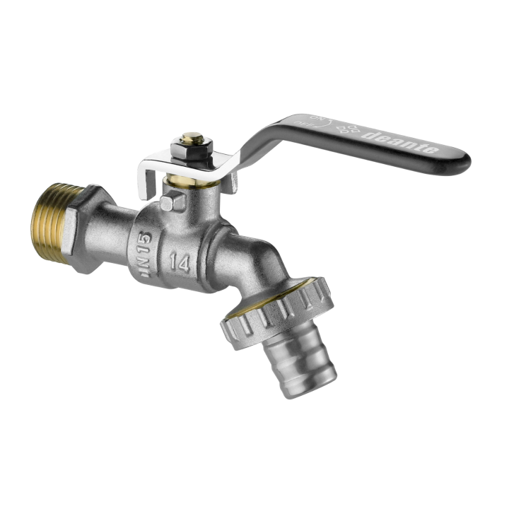 ZAWÓR KULOWY CZERPALNY OGRODOWY Z ADAPTERAMI - 1/2" CHROM VFA 152L