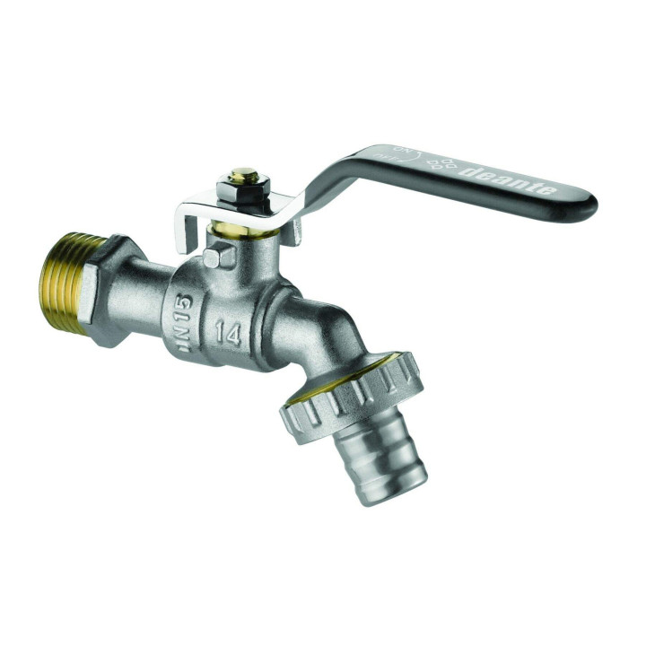 ZAWÓR KULOWY CZERPALNY OGRODOWY Z ADAPTERAMI - 3/4" CHROM VFA 252L