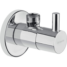 ZAWÓR KĄTOWY Z GŁOWICĄ CERAMICZNĄ 1/2" - 3/8" - OKRĄGŁY CHROM VFA B62R