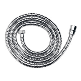 WĄŻ NATRYSKOWY W OPLOCIE METALOWYM L - 175 CM, CHROM