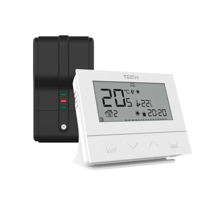 BEZPRZEWODOWY REGULATOR POKOJOWY DWUSTANOWY ST-292 V2 BIAŁY