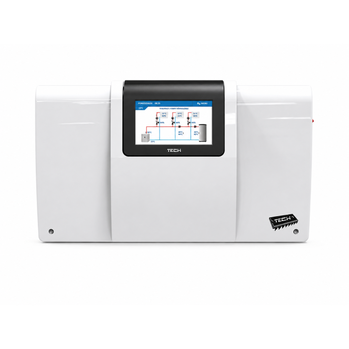 TECH i-3 PLUS Sterownik instalacji CO CWU OpenTherm 3 zawory LCD