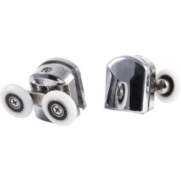 ROLKI GÓRNE PODWÓJNE DO SZYB 5 MM - FI 23 MM XKCJ1RU04