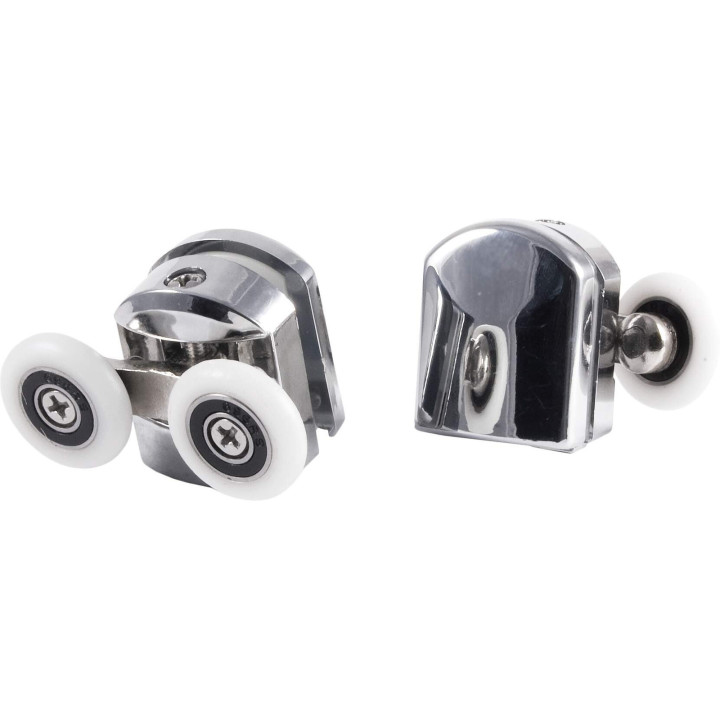 ROLKI GÓRNE PODWÓJNE DO SZYB 5 MM - FI 23 MM XKCJ1RU04