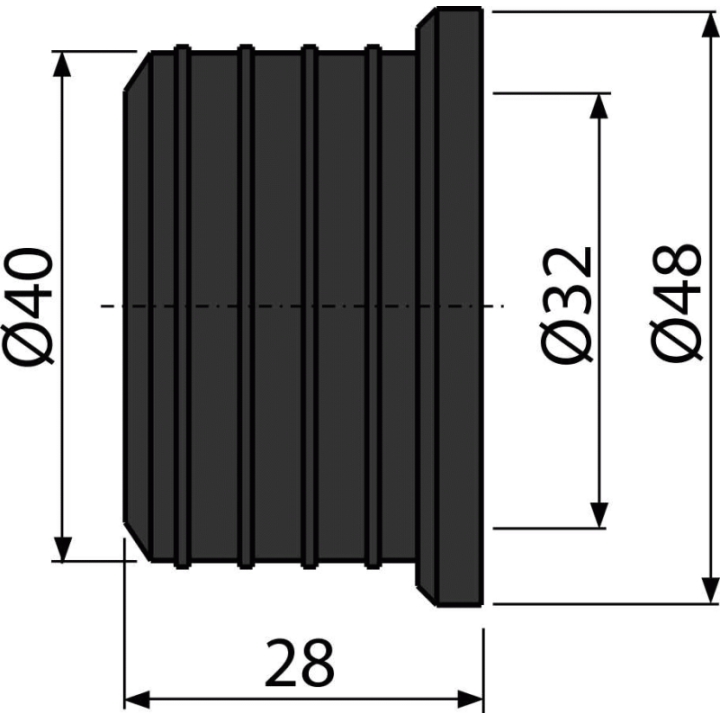 REDUKCJA GUMOWA 40/32