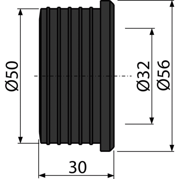REDUKCJA GUMOWA 50/32