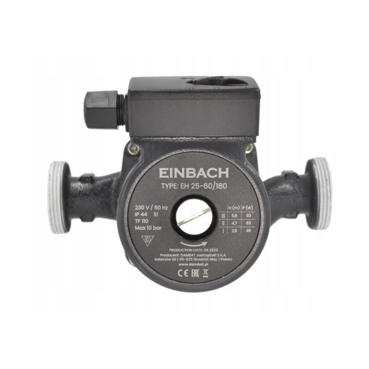 Pompa obiegowa EINBACH EH 25-60/180 230V