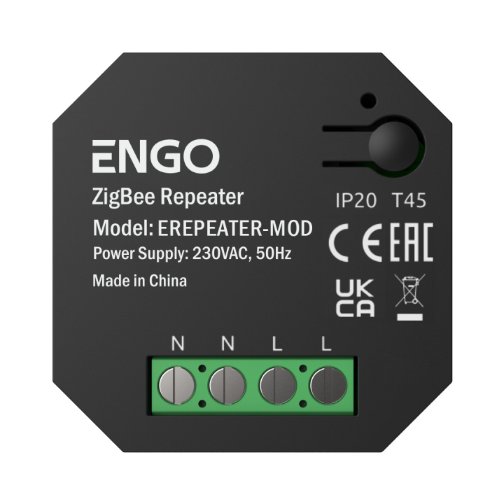 Repeater sieci ZigBee, podtynkowy (wzmacniacz sygnału), 230V