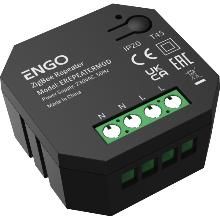 Repeater sieci ZigBee, podtynkowy (wzmacniacz sygnału), 230V