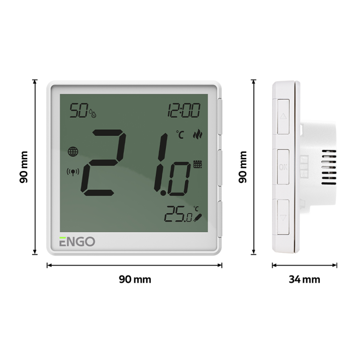 SMART RELAY INTELIGENTNY PRZEKAŹNIK WI-FI DO SYSTEMU ENGO SMART, 1X16A, NO-COM