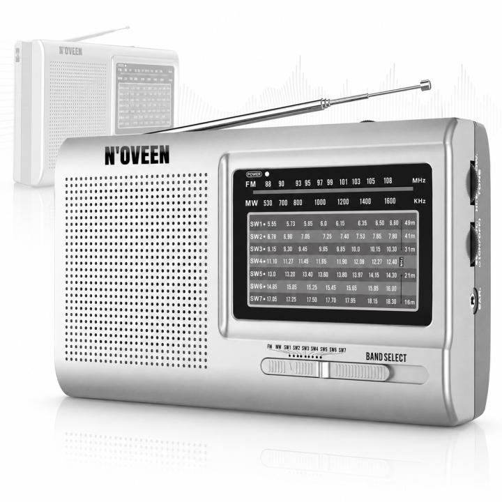 RADIO PRZENOŚNE NOvEEN PR651 SILvER***EOL
