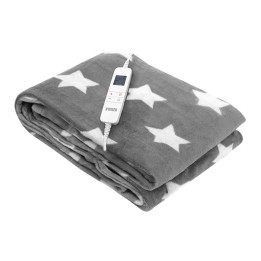 KOC ELEKTRYCZNY NOVEEN EB651 GREY STAR SUPER MIĘKKI 180X130CM**