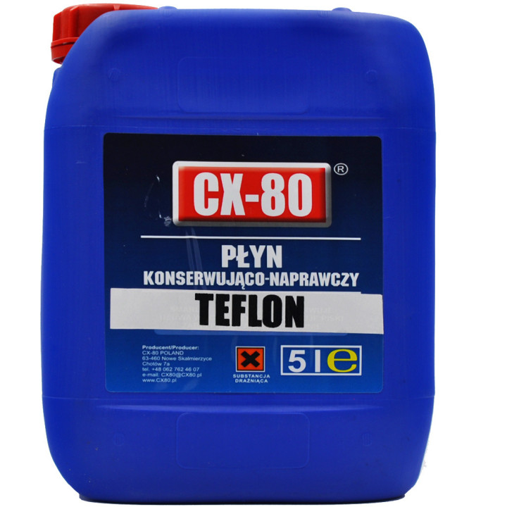 CX80 PŁYN KONSERWUJĄCO-NAPRAWCZY TEFLON WIELOFUNKCYJNY 5L - PROFI-CLEAN TECH