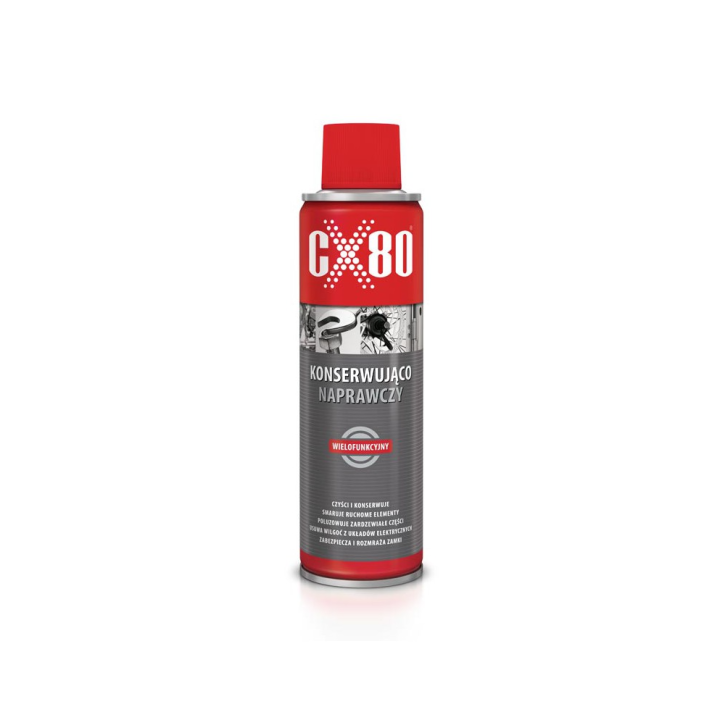 CX80 PŁYN KONSERWUJĄCO-NAPRAWCZY MULTIFUNKCYJNY 250ML UNIWERSALNY ŚRODEK