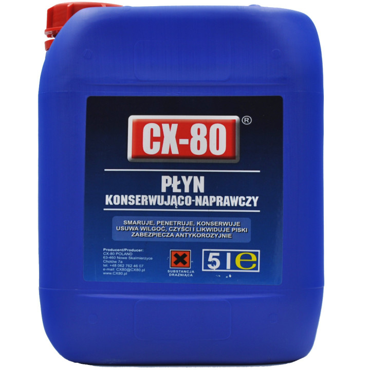CX80 PŁYN KONSERWUJĄCO-NAPRAWCZY 5 L WSZECHSTRONNY PROTECTOR INDUSTRIALNY