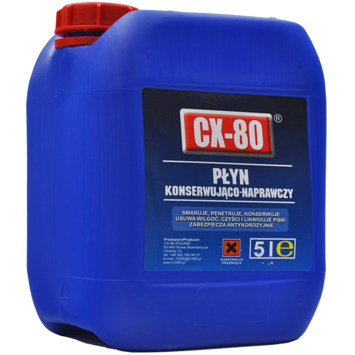 CX80 PŁYN KONSERWUJĄCO-NAPRAWCZY 5 L WSZECHSTRONNY PROTECTOR INDUSTRIALNY