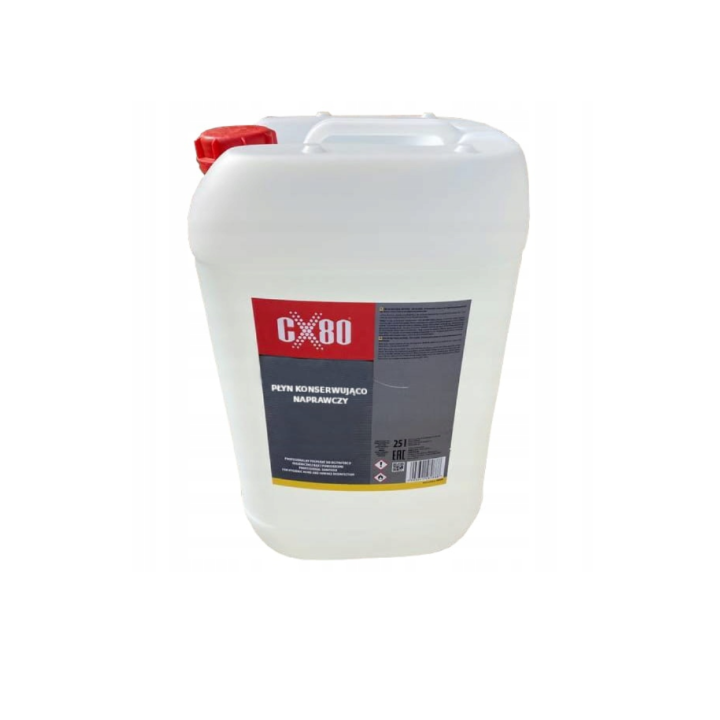 CX80 PŁYN KONSERWUJĄCO-NAPRAWCZY 25 L WIELOZADANIOWY ŚRODEK TECHNICZNY