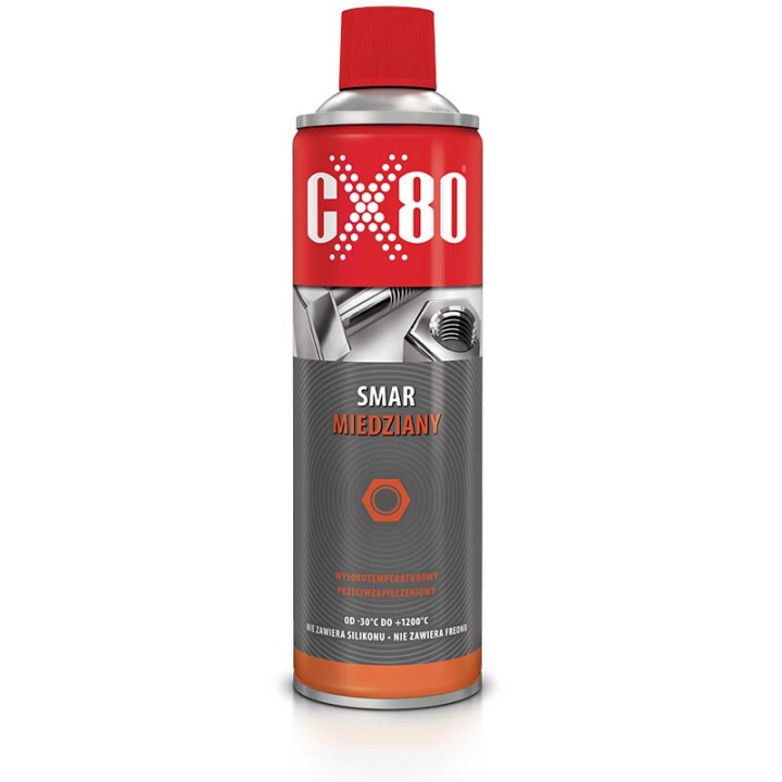 CX80 SMAR MIEDZIANY 500ML - PROFI ANTIKOROZYJNY EKSTREMALNE WARUNKI