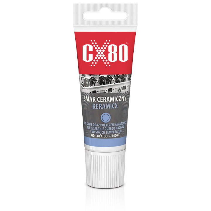 CX80 SMAR CERAMICZNY KERAMICX 40G - PROFESJONALNY SMAR WYSOKOTEMPERATUROWY