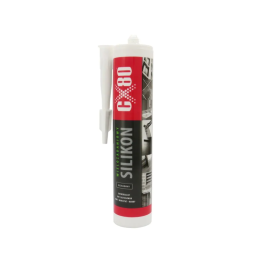 CX80 SILIKON BEZBARWNY UNIWERSALNY 310 ML - PROFESJONALNY USZCZELNIACZ SILIKONOWY