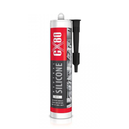 CX80 - SILIKON BUDOWLANY NEUTRALNY BIAŁY 310ML - UNIWERSALNY USZCZELNIACZ PROFESJONALNY