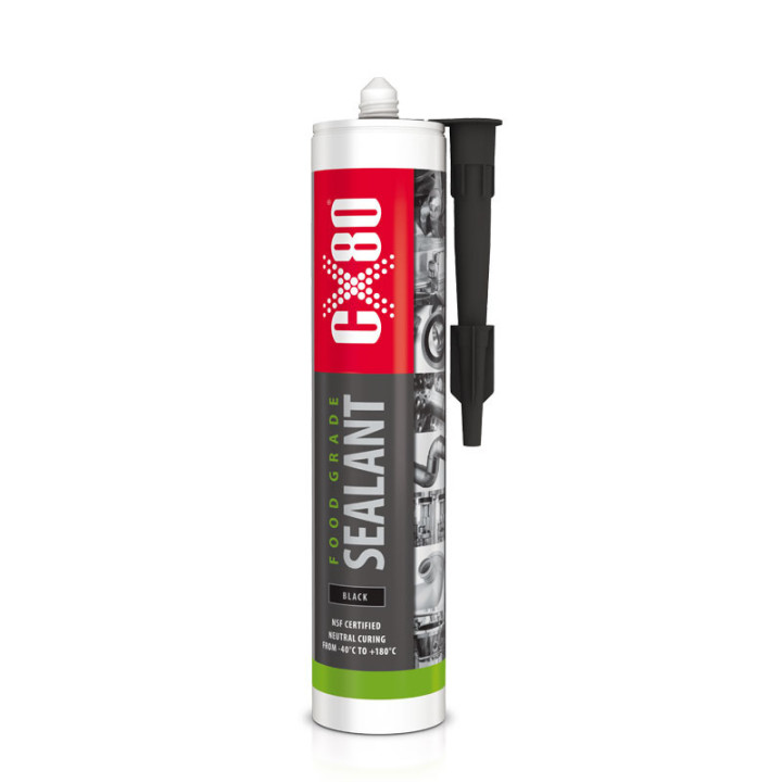 CX80 FOOD GRADE SEALANT USZCZELNIACZ SPOŻYWCZY SZARY 300ML NSF CERTYFIKOWANY