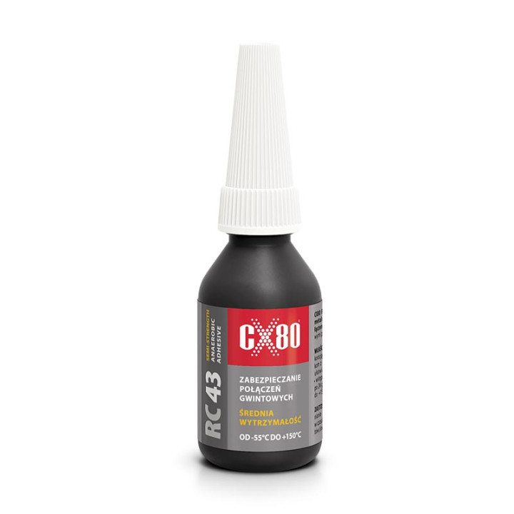 CX80 RC43 10ML NIEBIESKI - ANAEROBOWY USZCZELNIACZ DO GWINTÓW SzczelnePołączenia