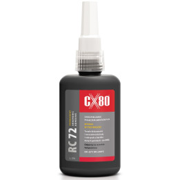 CX80 RC72 250ML CZERW. KLEJ ANAER. WYSOKA WYTRZ.-PROFESJONALNY GWINTOKLEJ