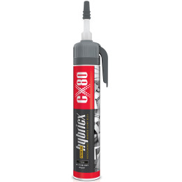CX80 HYBRICX CZARNY 210G PREMIUM - MOCNY KLEJ HYBRYDOWY DLA PROFESJONALISTÓW