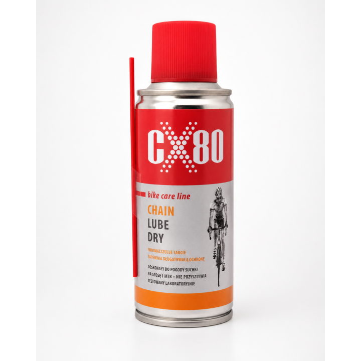 CX80 CHAIN LUBE DRY 150ML - SUCHY SMAR DO ŁAŃCUCHA ROWEROWEGO PROTECTOR PLUS