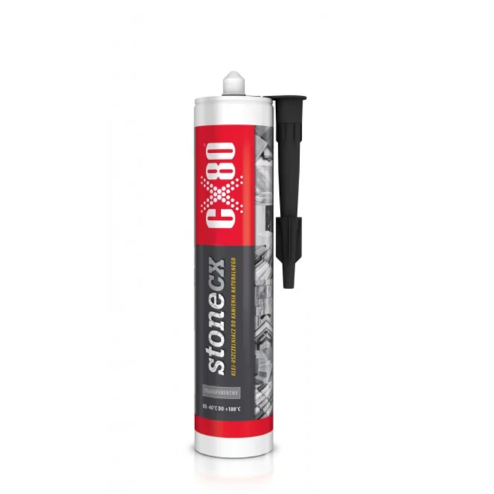 CX80 STONECX KLEJ SZCZELIWO DO KAMIENIA BEZBARWNY 300ML - USZCZELNIACZ PROFESJONALNY