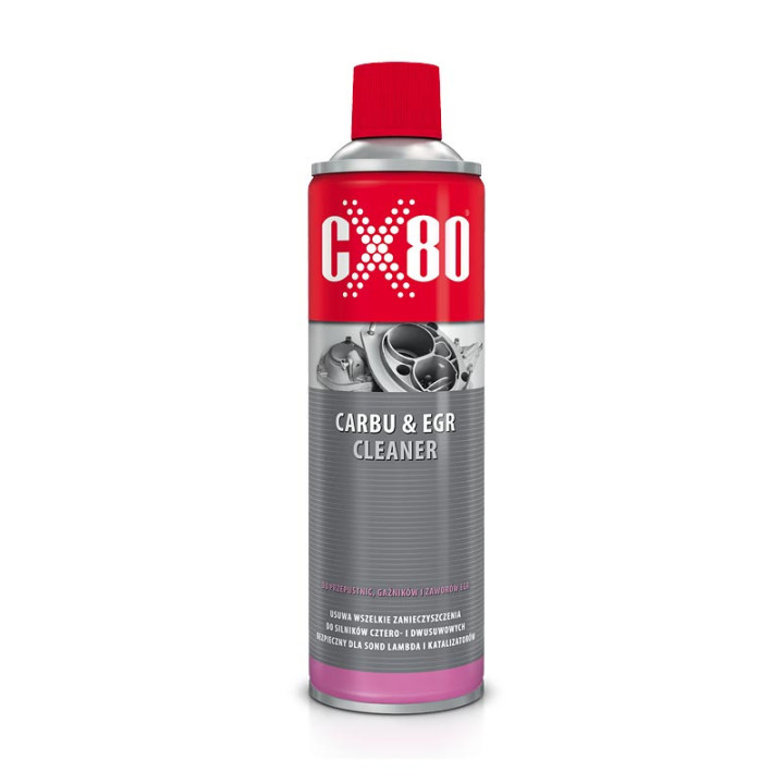 CX80 CLEANER CARBU+ EGR 500ML - ŚRODEK DO CZYSZCZENIA UKŁADÓW PALIWOWYCH
