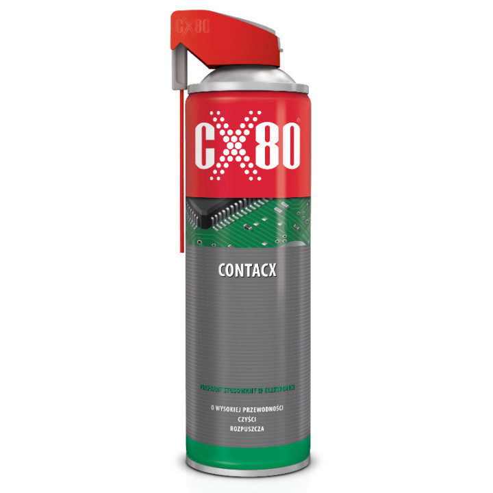 CX80 CONTACX 500ML DUO SPRAY - CZYSZCZENIE ELEKTRONIKI PRO CLEANER PROFI